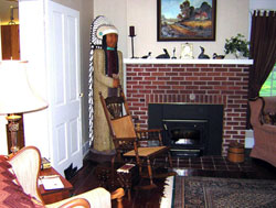 View of Family Room fireplace